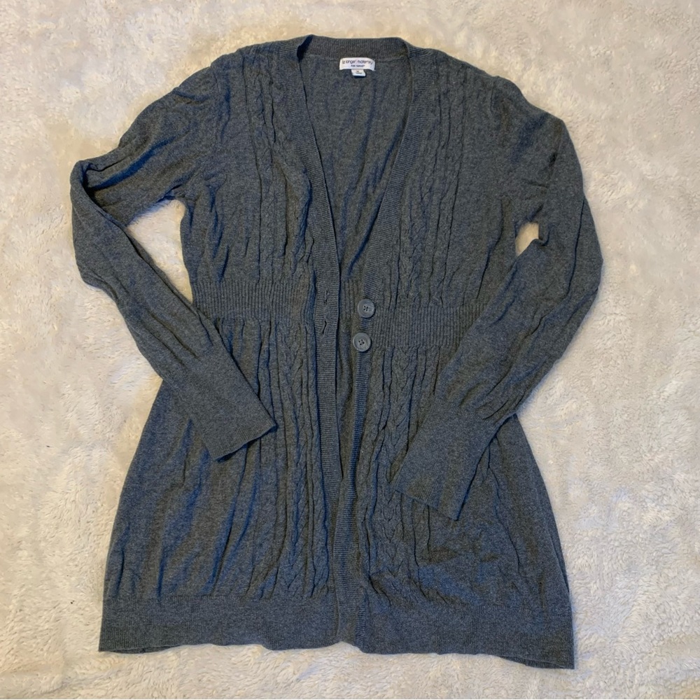 Gray Liz Lange Maternity Sweater